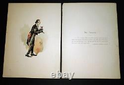 11 Antique1889 Charles Dickens Kyd Joseph Clayton Clarke Character Lithographs
