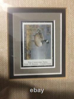 1987 Robert Bateman CANADIAN GOOSE Signed Print and Stamp Set #1799/15294. RARE