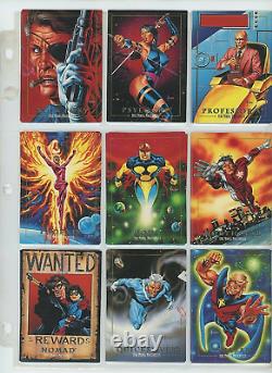 1992 Marvel Masterpieces Complete Set, 1-100 Nice Set Joe Jusko Art