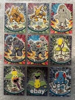 1999 Topps Pokemon TV Animation Series 1 full foil AND non-foil set NM Blue