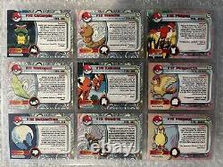 1999 Topps Pokemon TV Animation Series 1 full foil AND non-foil set NM Blue