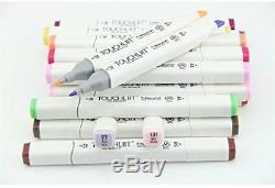 204 Color SET Liit 6 Alcohol Graphic Art Twin Tip Pen Marker Animation