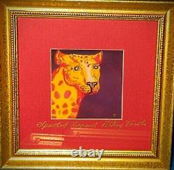 3 Betsey Fowler Framed Signed Animal Litho's in Gold Frames. 3 BIG Cats