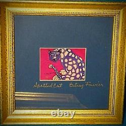 3 Betsey Fowler Framed Signed Animal Litho's in Gold Frames. 3 BIG Cats