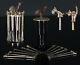 A Beautiful Art Deco Barware Champagne Whisk Set Different Animals 1930s