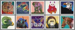Andy Warhol Endangered Species Portfolio Full Set of 10 Giclee Prints, Posters