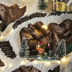 Animated Winter Wonderland Set with LED Light & Music Festive Christmas Holiday