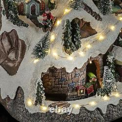 Animated Winter Wonderland Set with LED Light & Music Festive Christmas Holiday