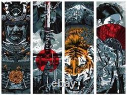 Anthony Petrie A Warrior's Dream Blue Variant SET 4 Prints Matching Numbers