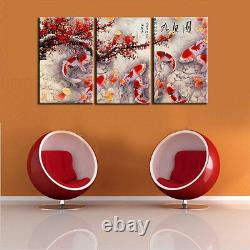 Art Wall Home Decor China's wind Feng Shui Fish Koi painting Printed on canvas