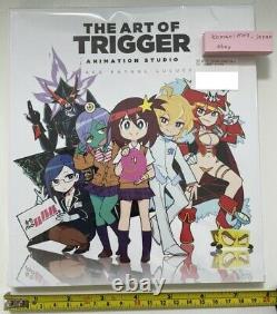Art of Trigger Animation Studio 9 Space Patrol Luluco Art Book & paper set anime