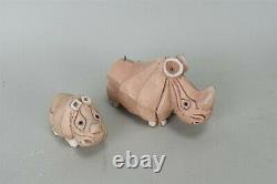 Artesania Rinconada Animals Earthenware Ceramic Art Figurines Set of 12 Lot