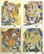 Azoulay Les Grands Matous Multi Color Serigraph (set-4) Withcoa #11/250 19x24ea