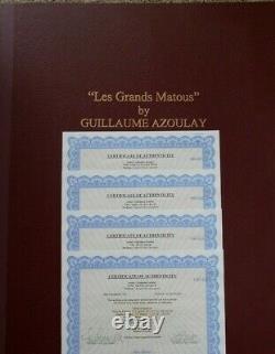 Azoulay Les Grands Matous Multi Color Serigraph (set-4) withCOA #11/250 19X24ea
