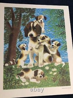 Baby Farm Animals Vintage Prints By Leonard Weisgard 1958 (Set of 6)