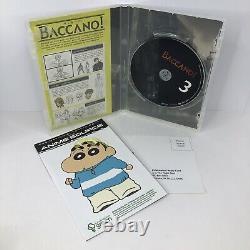Baccano! Vol 1 2 3 4 DVD With Rare DVD Set Art Box Funimation Anime