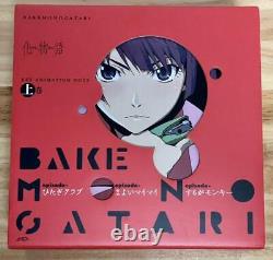 Bakemonogatari key animation Note Art Book Full color vol1&2 set Japan