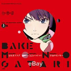 Bakemonogatari key animation note book Full color 7 volume set japan anime art