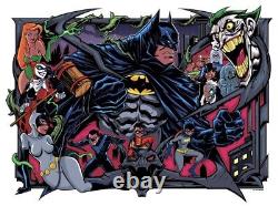 Batman The Animated Series. BNG Bottleneck Gallery. Dayne Henry LE 75 Giclee