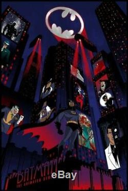 Batman The Animated Series Complete Poster Set Bottleneck Gallery BNG by Raid71