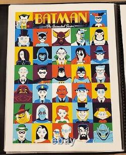 Batman The Animated Series SET poster print Dave Perillo LIMITED Mondo