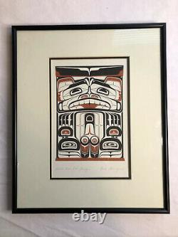 Canadian PNW Native Art Danny Dennis Carl Stromquist Framed Signed 11x13 Set 3