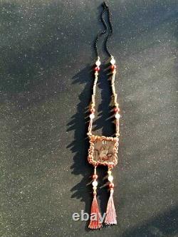 Cat necklace protective talisman medallion jewelry pendant amulet attraction set