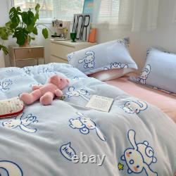 Cinnamoroll Lotso Sheet Quilt Cover Pillowcase Bedding Anime Bed Linings Set