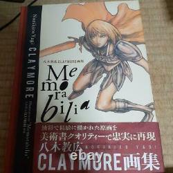 Claymore Illustrations Memorabilia Art Book Norihiro Yagi RARE Manga anime