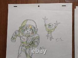 DRAGON BALL GT PAN 1996 Original Genga Animation Art SET Japan Toei Animation