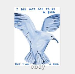 David Shrigley Animals Art 2 Four Poster Set Seagull, Pegasus, Truth, Hors