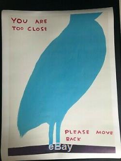 David Shrigley Animals In Art set of four official print/posters great framed