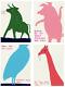 David Shrigley Set Of Four Animals Posters Stunning Original Mint