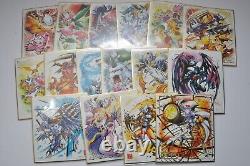 Digimon Adventure Art Shikishi Complete Set 16 Boards colored paper 2020