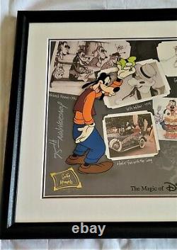 Disney Art of Animation, Goofy Moments Serigraph and Pin Framed Set, LE 2000