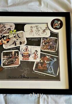 Disney Art of Animation, Goofy Moments Serigraph and Pin Framed Set, LE 2000