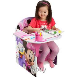 Disney Small Chair And Table Desk For Kids Toddler Wooden Set Activity Art New