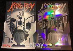 Eric Tan Astro Boy Foil Poster Set- Reg. & Variant Bottleneck Gallery #24/50 BNG