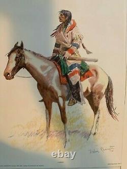 FREDRIC REMINGTON'S 1956 BUCKSKINS Portraits Of The Old West Color Prints COWBOY