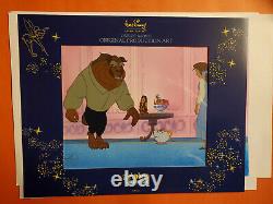 Fantastic Disney Beauty And The Beast 4 Cel Cell Production Set Up Animation Art