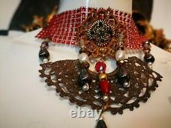 Fashion jewelry woman jewel necklace collier choker design jewellery runaway set