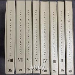 Fate/Grand Order Material I VIII FGO Complete Set Art Book Game