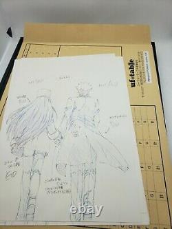 Fate/Zero Ufotable Animation Key Frame Art Sheets and Book Complete Set