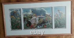 Framed Rod Frederick Summer's Song Lithograp (3set/1074/2500) Limited Edition