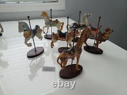 Franklin Mint 1988 TREASURY OF CAROUSEL ART By William Manns Complete Set/Cards