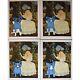 George Rodrigue Blue Dog Morning Glories Blonde With Tiffany Set Of 4 Print