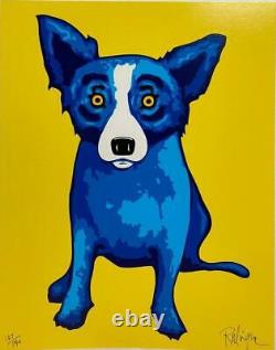 George Rodrigue Sunshine Purity Blue Skies 3 pce set Blue Dog Serigraph S/N