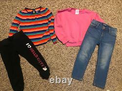 Girl's 4/5 5T Fall Winter Clothes Outfits Long Sleeve Shirts Leggings Sets Lot