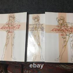 Groundwork of Evangelion 1.0 & 2.0 Animation art book Set of 3 EVAAlmost Unused