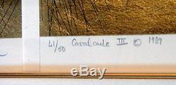 Guillaume AZOULAY CavalcadeI, II, III, 3set Hand SIGNED GOLD MAKE AN OFFER